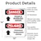 Signmission Safety Culture Sign, 10 in Width, Aluminum, Rectangle, Bilingual OS-2PACK-DS-A-1014-VS-1517 - alternate 5